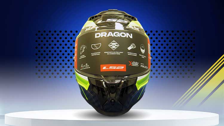 LS2 Dragon Carbon helmet